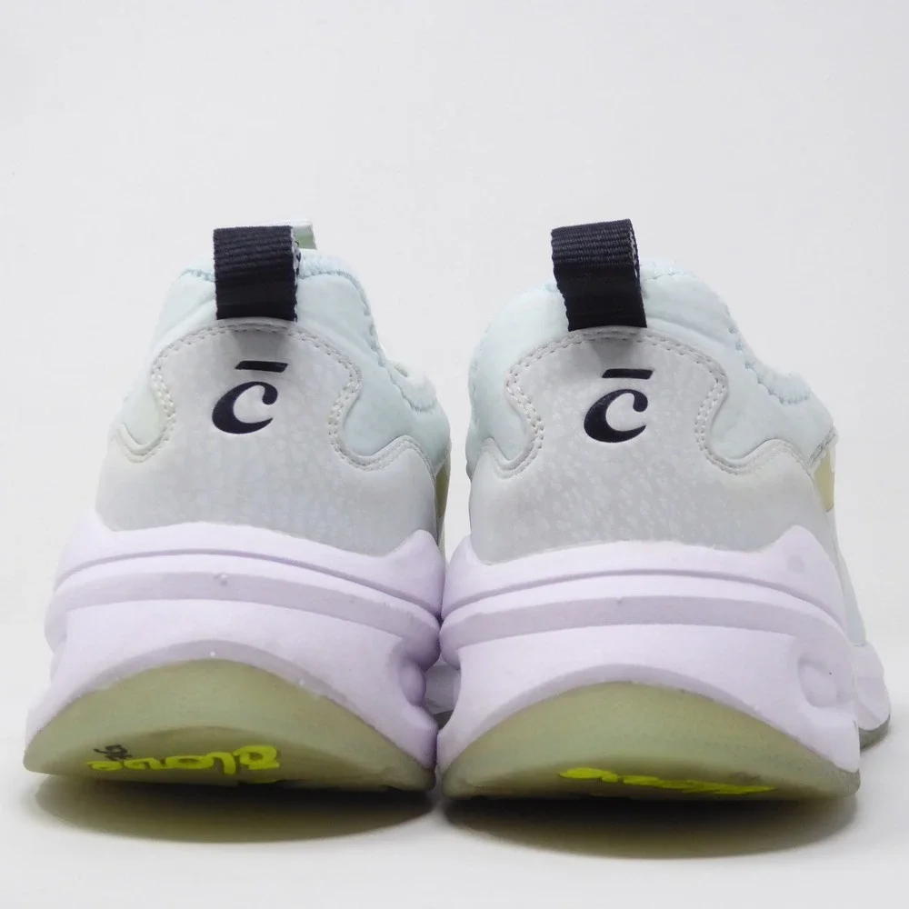 Clove Aeros Womens Nursing Shoes Light Blue Grey Textile Sneaker W8